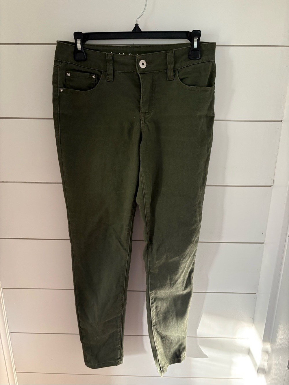 Olive Green Women's Slim Jeans size 6